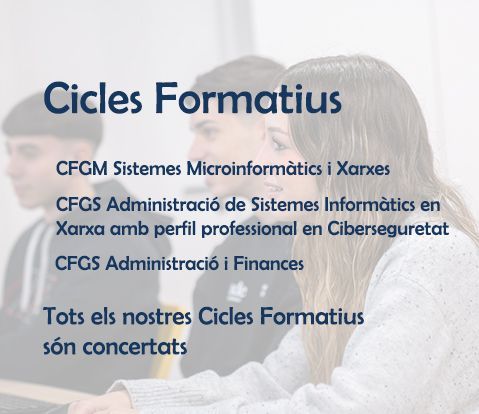 Cicles Formatius Formació Professional