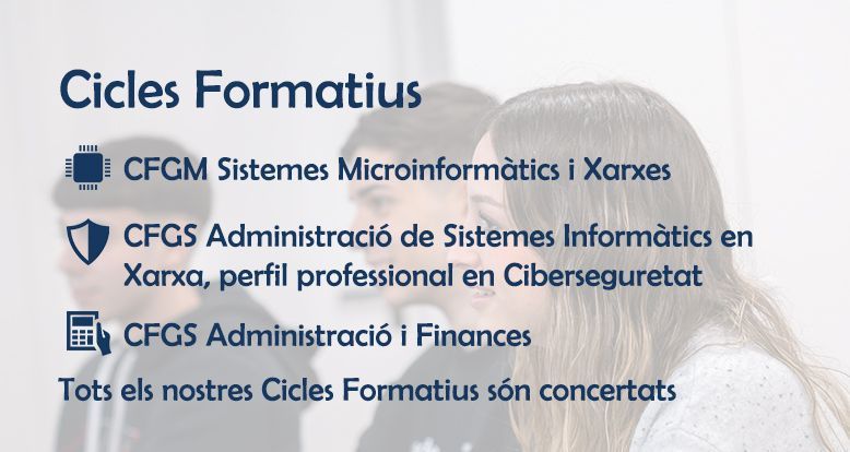Cicles Formatius Formació Professional